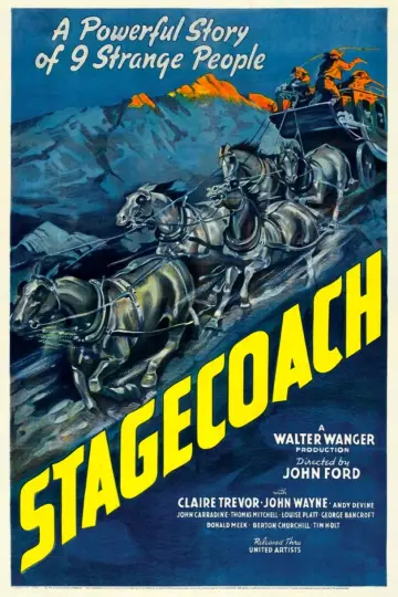 Poster to the movie "Stagecoach" #883201
