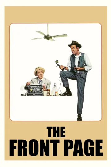 Poster to the movie "The Front Page" #989207