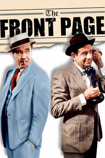 Poster to the movie "The Front Page" #989209