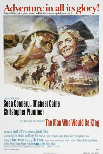 Poster to the movie "The Man Who Would Be King" #152701