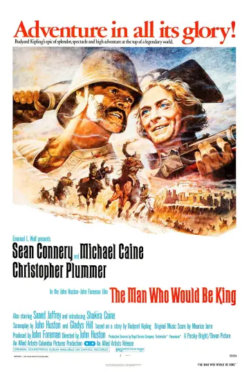 Poster to the movie "The Man Who Would Be King" #986558