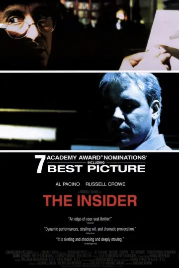 Poster to the movie "The Insider" #1924359