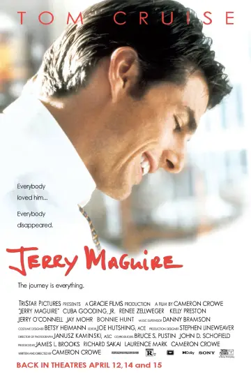 Poster to the movie "Jerry Maguire" #805711