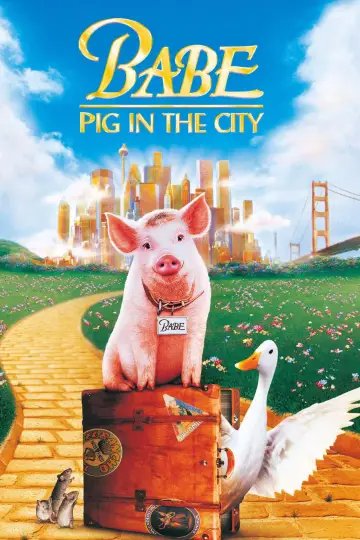 Poster to the movie "Babe: Pig in the City" #937406