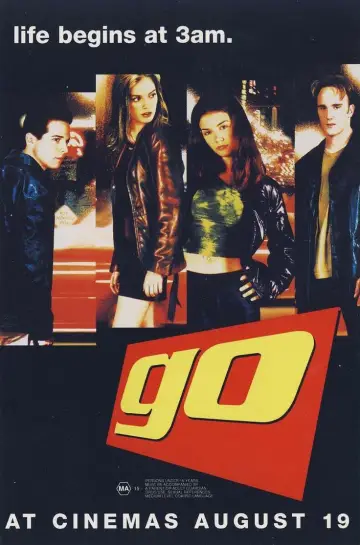 Poster to the movie "Go" #936953
