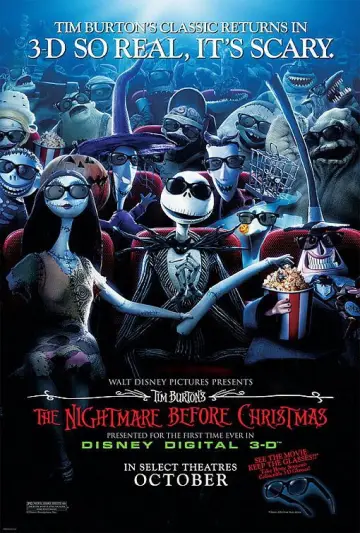 Poster to the movie "The Nightmare Before Christmas" #589578