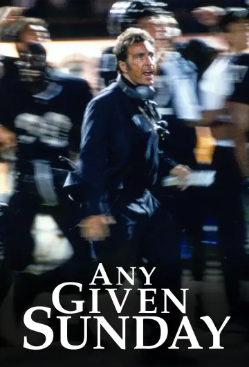 Poster to the movie "Any Given Sunday" #726917