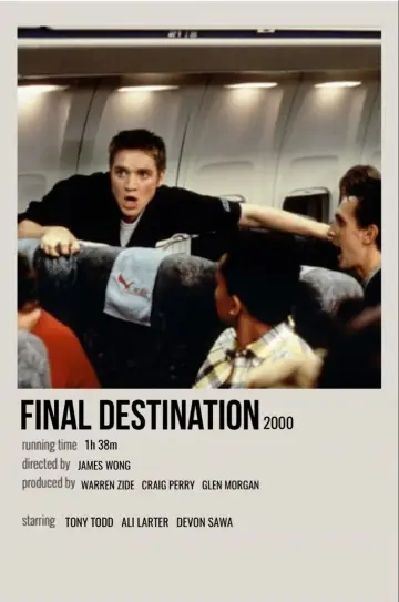 Poster to the movie "Final Destination" #914727