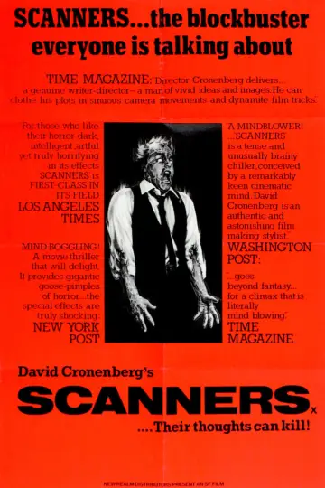 Poster to the movie "Scanners" #685490