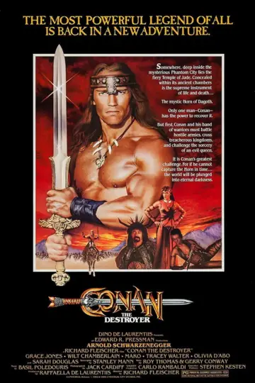 Poster to the movie "Conan the Destroyer" #856336