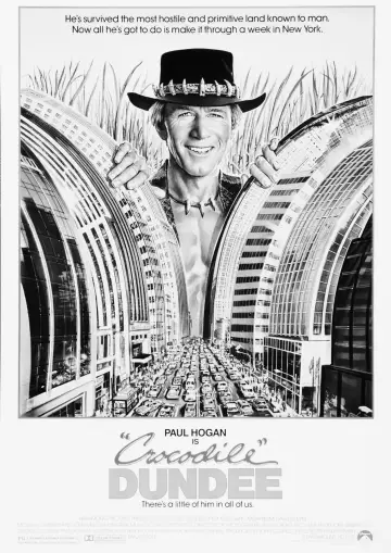 Poster to the movie "Crocodile Dundee" #1236792