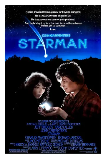 Poster to the movie "Starman" #874983
