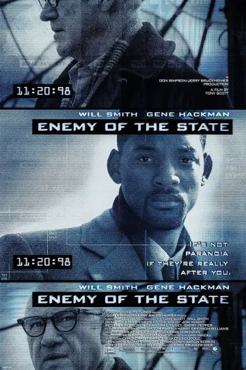 Poster to the movie "Enemy of the State" #696494