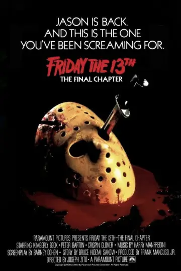 Poster to the movie "Friday the 13th: The Final Chapter" #719144