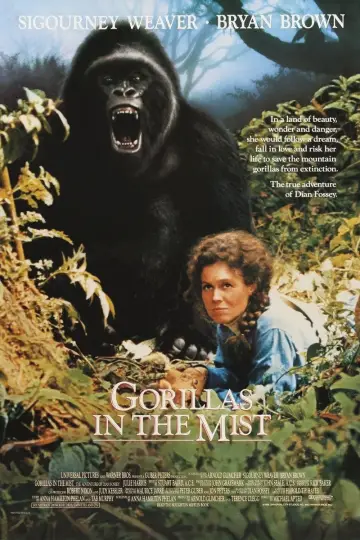 Poster to the movie "Gorillas in the Mist" #993001