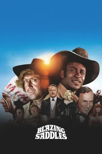 Poster to the movie "Blazing Saddles" #1199935