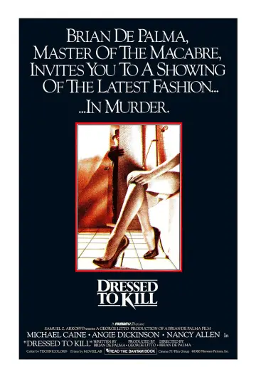 Poster to the movie "Dressed to Kill" #934775