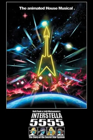 Poster to the movie "Interstella 5555: The 5tory of the 5ecret 5tar 5ystem" #186143