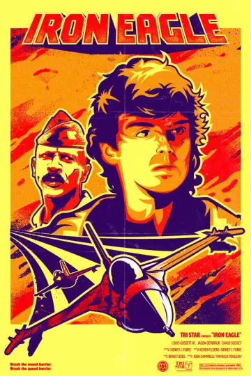Poster to the movie "Iron Eagle" #589378