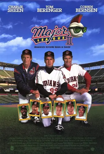 Poster to the movie "Major League II" #1026098