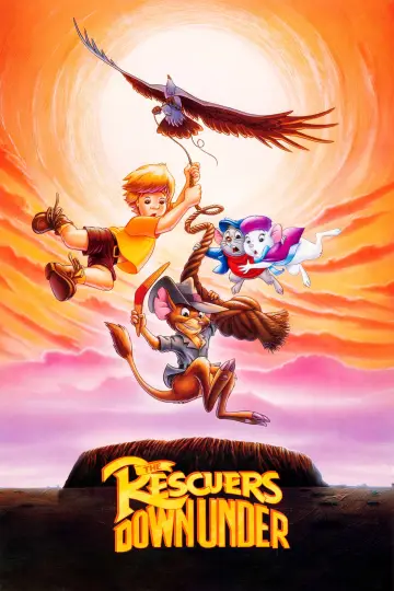 Poster to the movie "The Rescuers Down Under" #717219