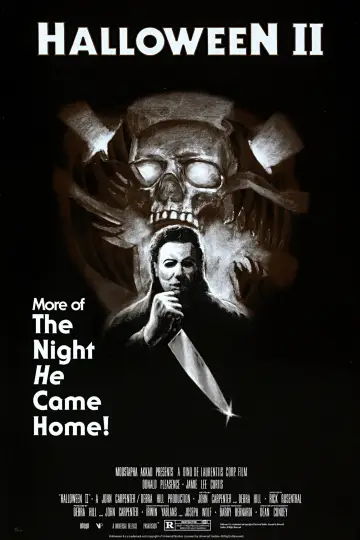 Poster to the movie "Halloween II" #860942
