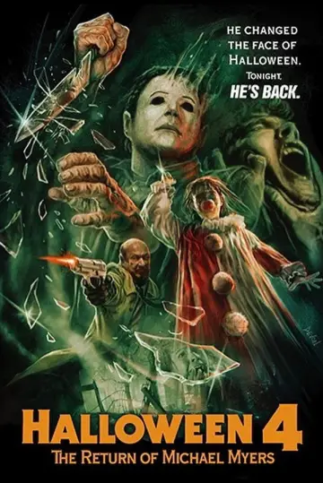 Poster to the movie "Halloween 4: The Return of Michael Myers" #1645420