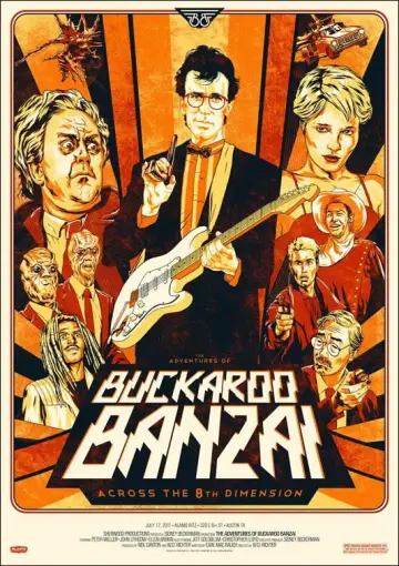 Poster to the movie "The Adventures of Buckaroo Banzai Across the 8th Dimension" #882700