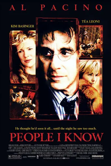Poster to the movie "People I Know" #1526745