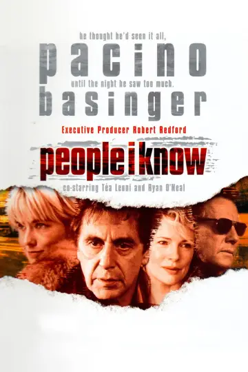 Poster to the movie "People I Know" #1526746