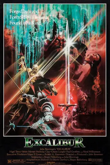 Poster to the movie "Excalibur" #123450