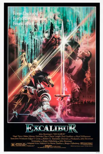 Poster to the movie "Excalibur" #786122