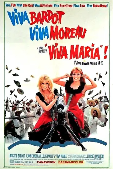 Poster to the movie "Viva Maria!" #1132156