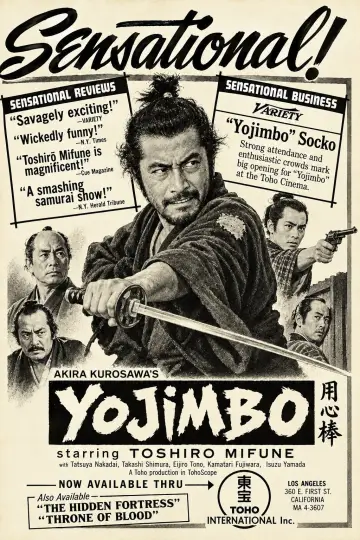 Poster to the movie "Yojimbo" #1829447