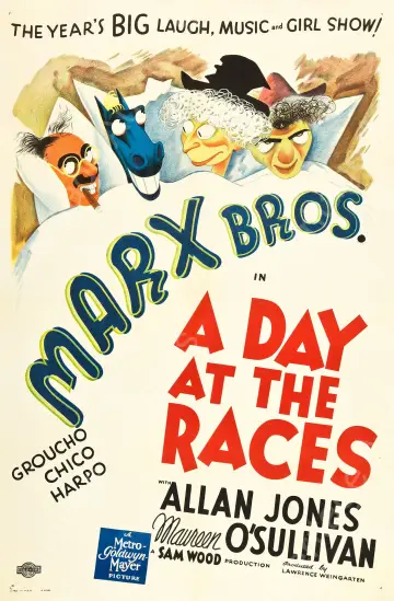 Poster to the movie "A Day at the Races" #1020210