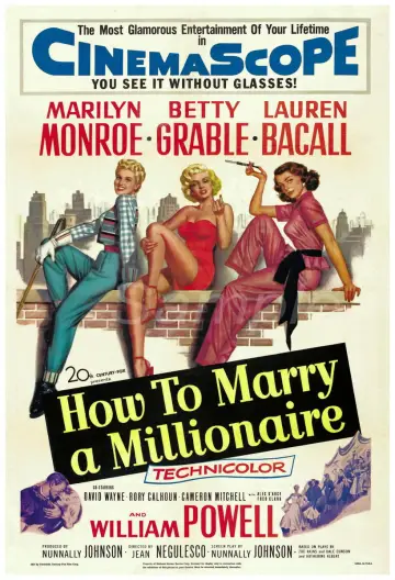 Poster to the movie "How to Marry a Millionaire" #905763