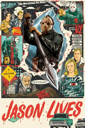 Poster to the movie "Friday the 13th Part VI: Jason Lives" #669800