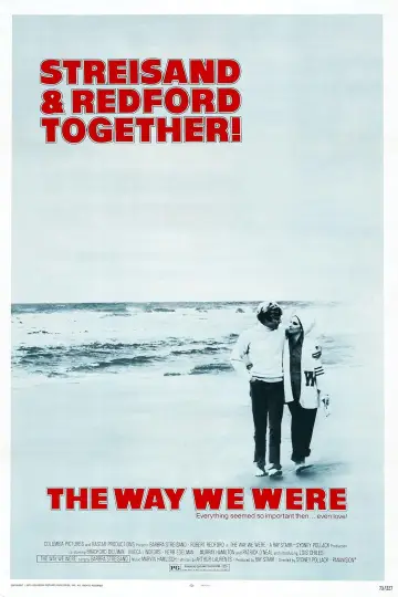 Poster to the movie "The Way We Were" #890794