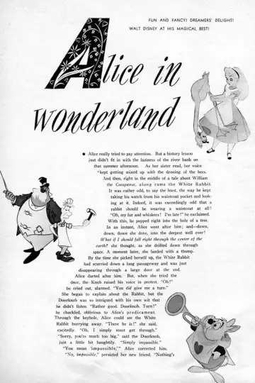 Poster to the movie "Alice in Wonderland" #1215949