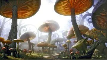 Backdrop to the movie "Alice in Wonderland" #584336