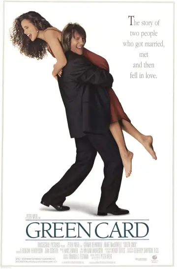 Poster to the movie "Green Card" #417516