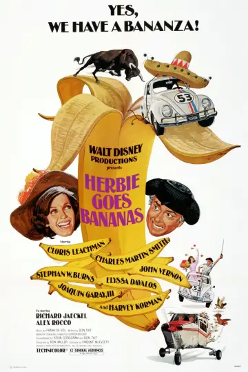 Poster to the movie "Herbie Goes Bananas" #347719