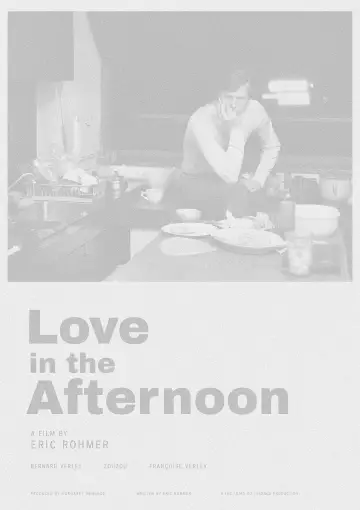 Poster to the movie "Love in the Afternoon" #1203035