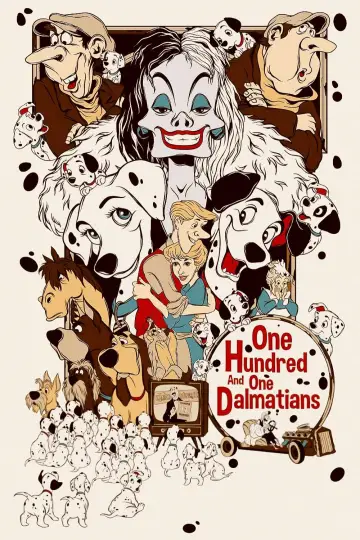 Poster to the movie "One Hundred and One Dalmatians" #713889