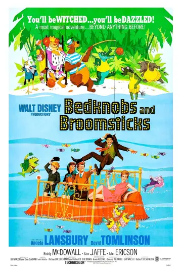 Poster to the movie "Bedknobs and Broomsticks" #945336