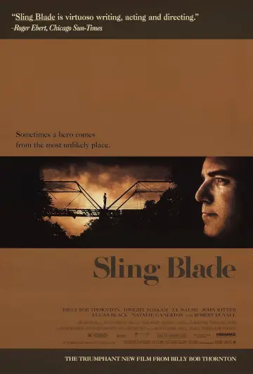 Poster to the movie "Sling Blade" #875458