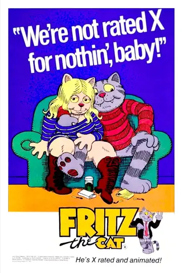 Poster to the movie "Fritz the Cat" #901403