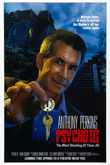 Poster to the movie "Psycho III" #1021455