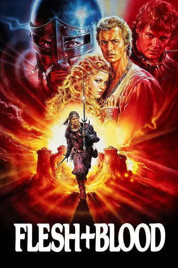 Poster to the movie "Flesh + Blood" #946901