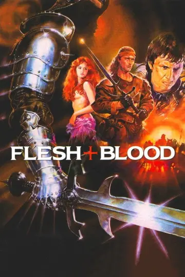 Poster to the movie "Flesh + Blood" #946908